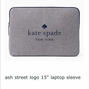 Kate Spade 15” laptop sleeve NWT